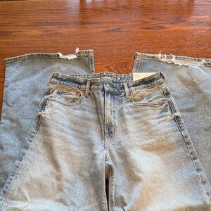 American Eagle Outfitters Light Blue Distressed Jeans